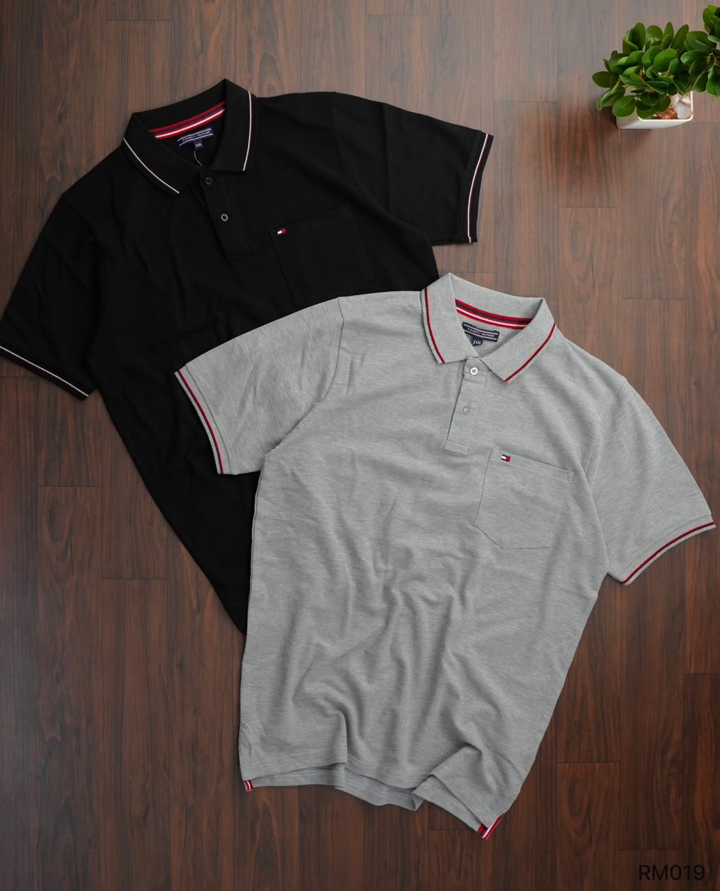 MENS HALF SLEEVE POCKET COLLAR WITH EMBROIDERY LOGO - Image 6