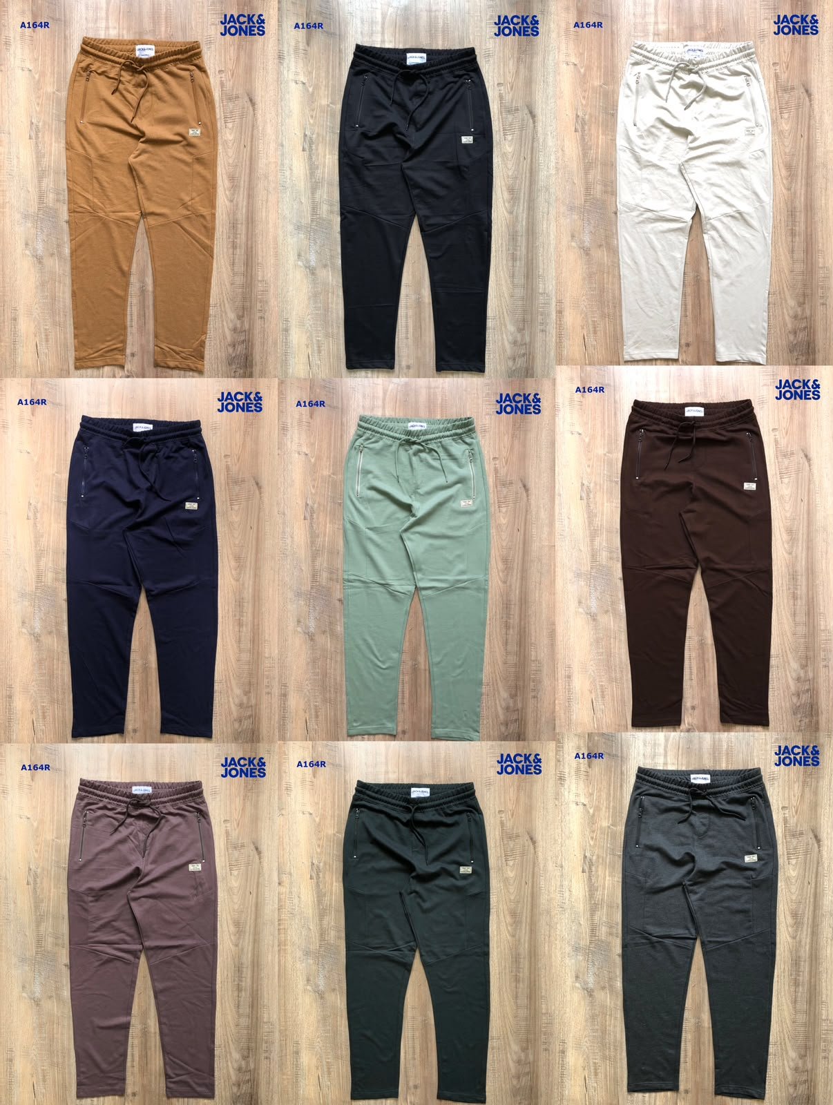 PURE COTTON MENS HIGH QUALITY JACK&JONES TRACK PANT