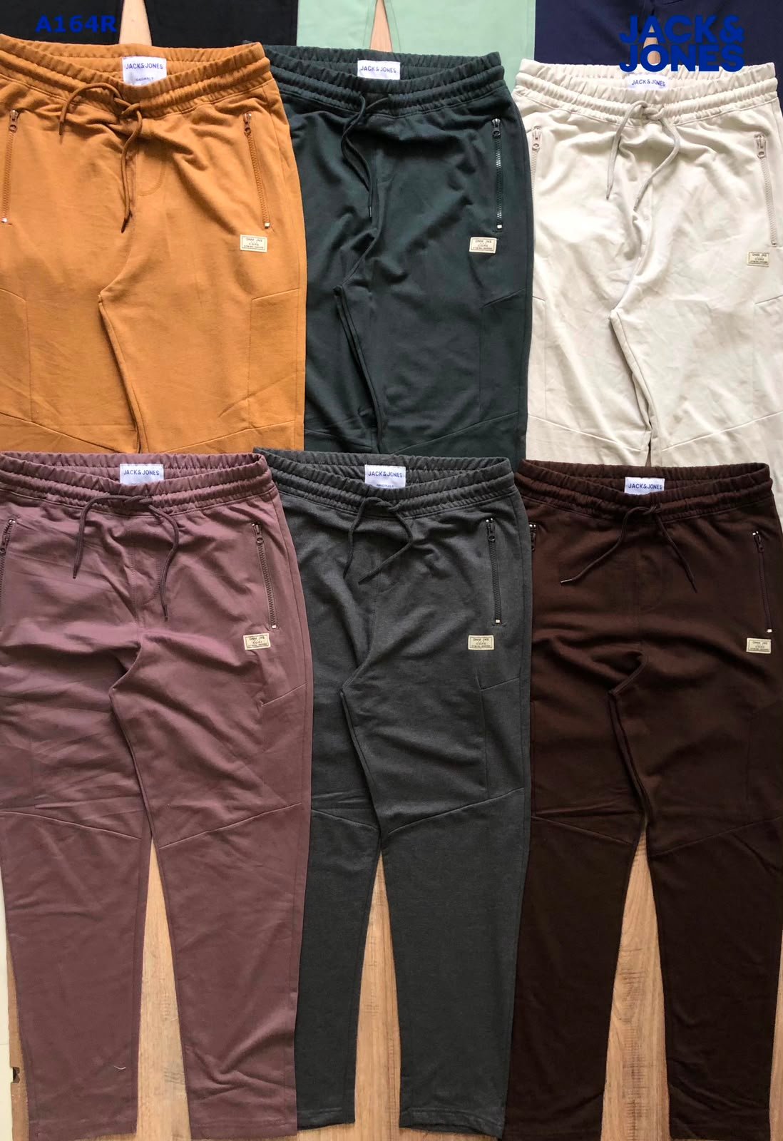 PURE COTTON MENS HIGH QUALITY JACK&JONES TRACK PANT - Image 2