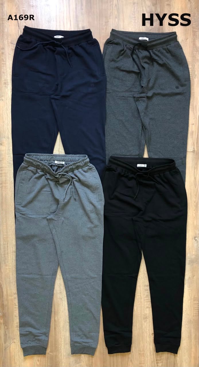 MENS HI QUALITY POPCORN TERRY JOGGERS WITH DOUBLE SIDE ZIP POCKET - Image 7