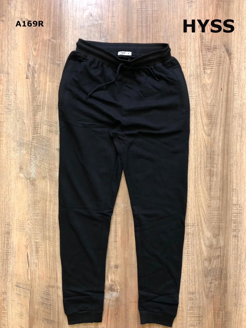 MENS HI QUALITY POPCORN TERRY JOGGERS WITH DOUBLE SIDE ZIP POCKET - Image 4